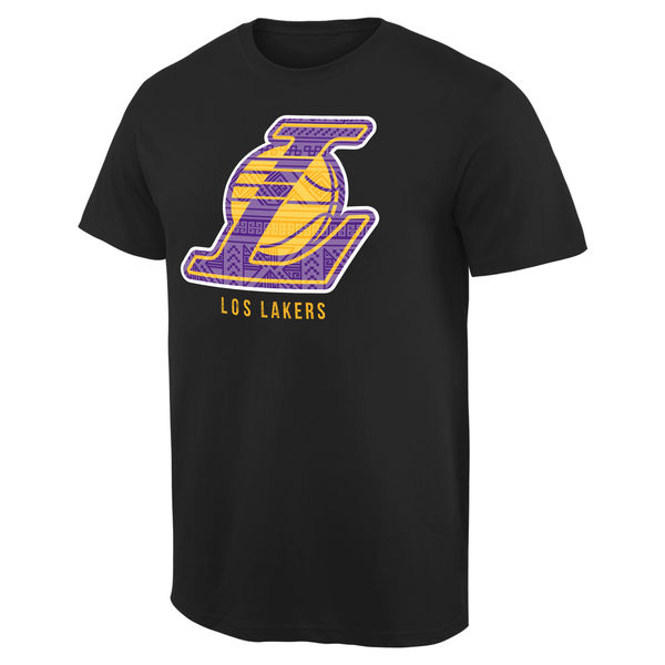 NBA Men Los Angeles Lakers Noches Enebea TShirt Black